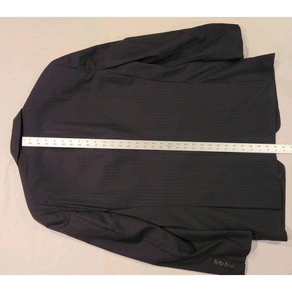 Ralph Ralph Lauren 41R‎ Men's Wool Three Button Pinstripe Blazer Double Vent